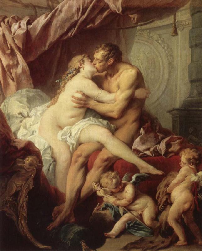 Francois Boucher Hercules and Omphale